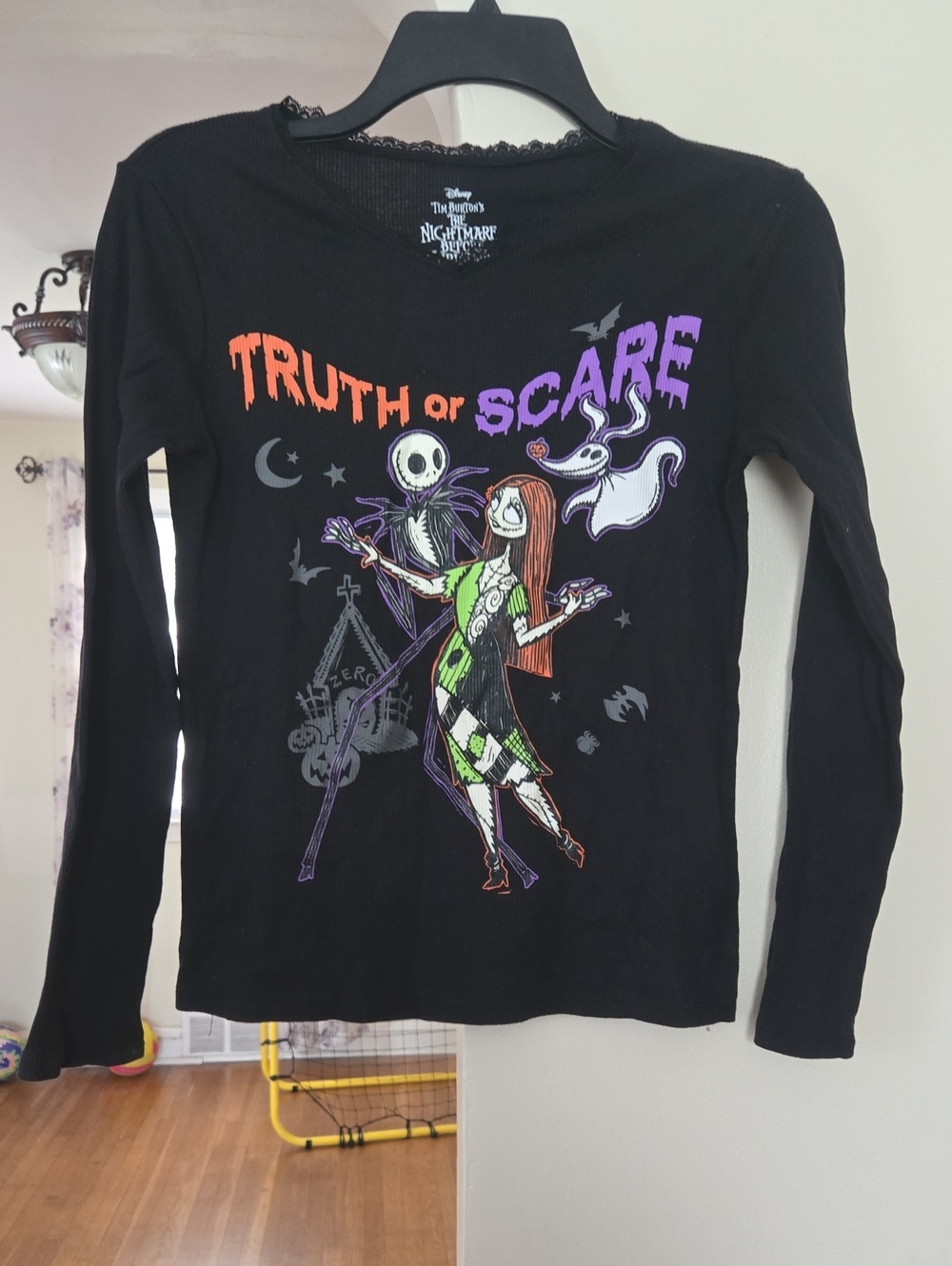 Nightmare Before Christmas Kid's Long Sleeve Tee